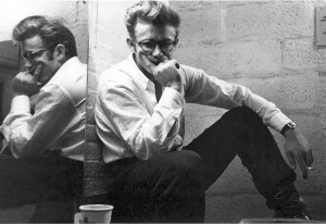 James Dean in a White Shirt