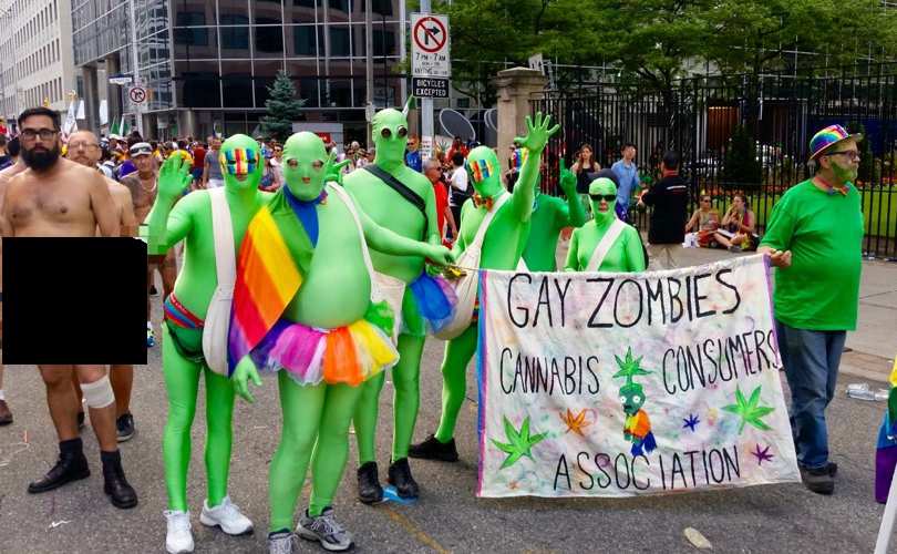 green zombies pride parade toronto