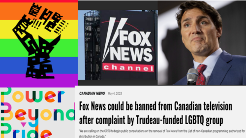 Trudeu funded sex-activist make CRTC complaint against Fox News & Tucker Carlson!