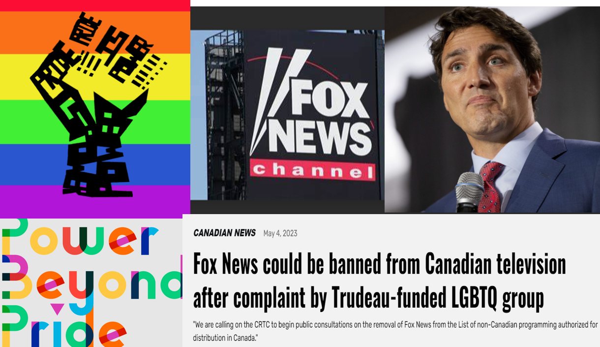 Trudeu funded sex-activist make CRTC complaint against Fox News & Tucker Carlson!